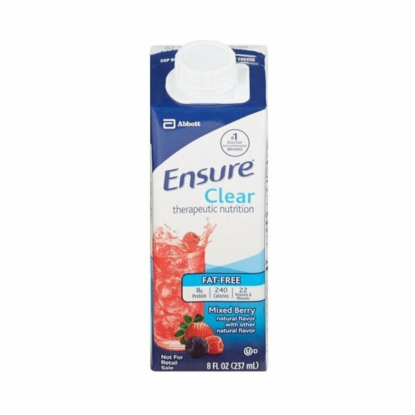 Ensure Clear Therapeutic Nutrition Mixed Berry Oral Supplement, 8oz Carton 64900